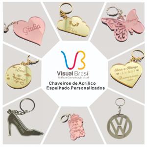 Chaveiros Personalizados em Acrílico Espelhado Acrílico Bold 4x4cm   Corte e gravação a laser de alta precisão Variedades