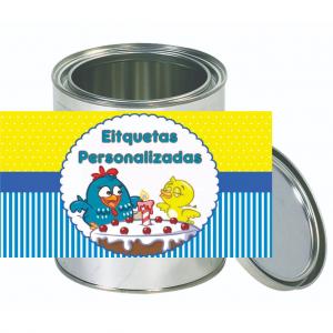 Etiqueta Adesiva para Lata de Leite Adesivo Vinil 33x11,5cm    