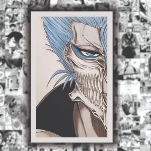 Placa Decorativa em MDF 3MM Grimmjow Anime MDF 3MM 20x33cm    